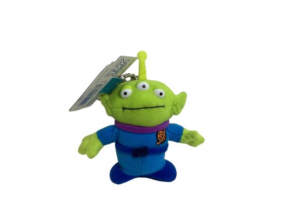 Disney Pixar Toy Story Alien Beanie Pal Keyring - Green Alien Keychain