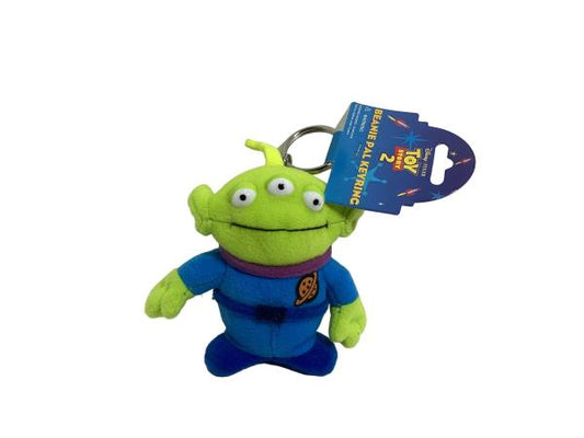 Disney Pixar Toy Story Beanie Pal Keyring - Green Alien Character from Toy Story 2