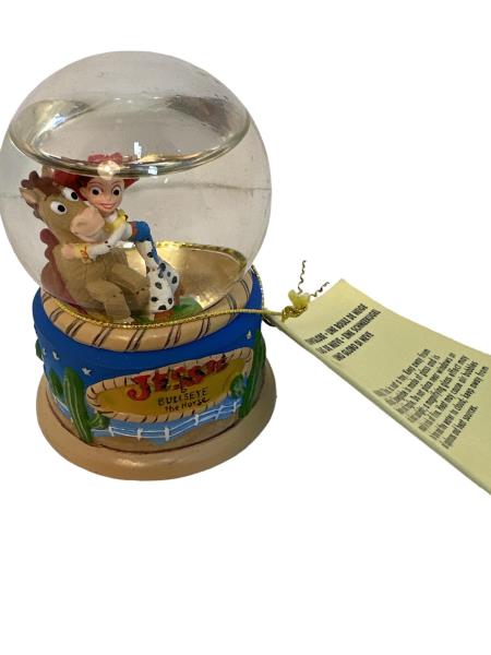 Bullseye The Horse Snow Globe - Mini Mini Collectible with Cowboy Figurine