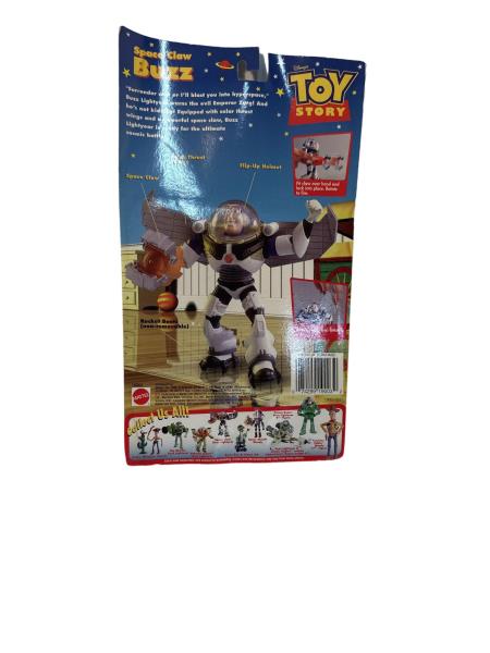 Mattel Disney's Toy Story Buzz Lightyear Action Figure with Space Claw and Solar Thrust Wings