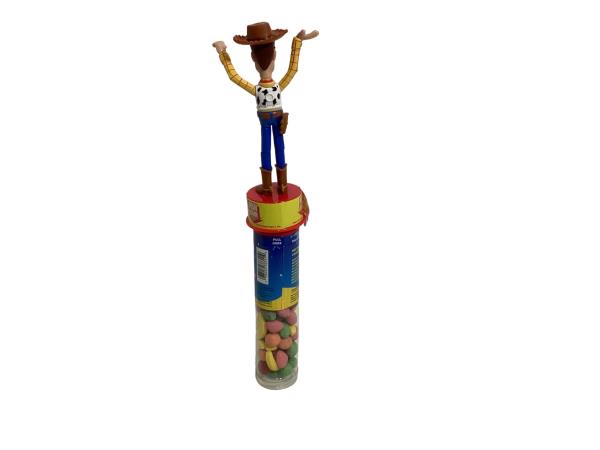 Disney Toy Story Woody Figurine Candy Dispenser - Runts Candy Tube