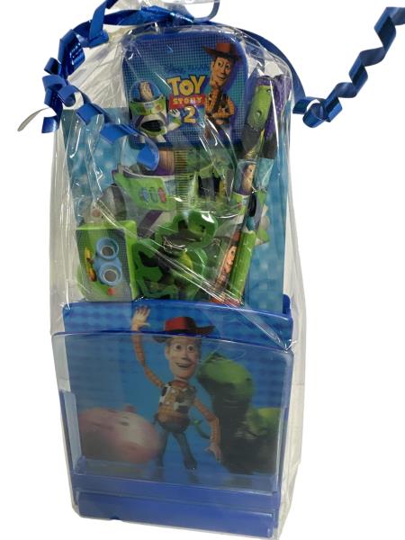 Disney Toy Story Plastic Bag with Toys and Blue Ribbon