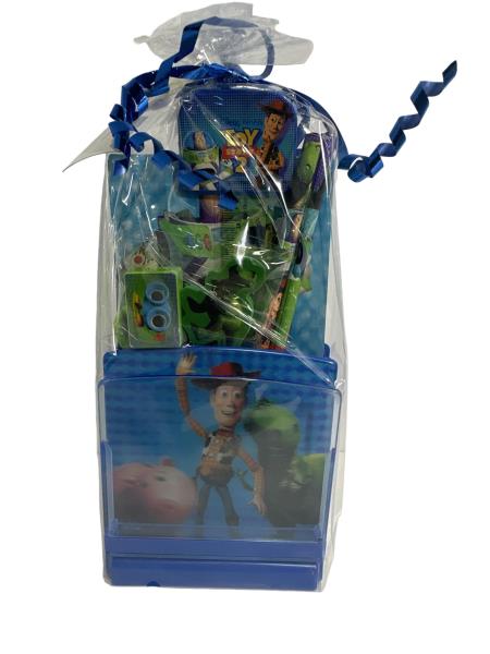 Disney Toy Story Plastic Bag with Toys and Blue Ribbon