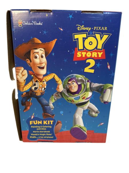 Golden Books Disney · Pixar Toy Story 2 Fun Kit: Painting & Coloring Activities, Movie Storybook, Woody's Magic Slate, and Free Toy Airplane!