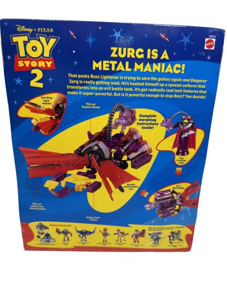 MATTEL Disney Pixar Toy Story 2 Zurg Morphers Deluxe Figure - Transforms into Evil Battle Tank