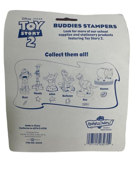 Disney Pixar Toy Story 2 Buddies Stampers - Collectible Toy Figures and Stationery Stamp Set by Hedstrom