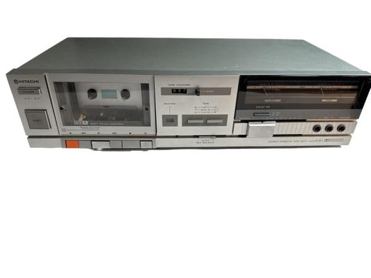 Hitachi Model D-E1 Stereo Cassette Tape Deck with Dolby System and Soft Touch Control - Made in Japan