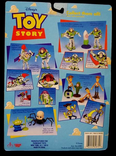 Toy Story Solar & Infrared Buzz Lightyear 2 Figure Set Thinkway New 1995 Amricon