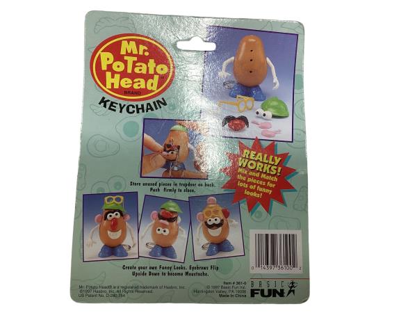 Basic Fun Mr. Potato Head Keychain - Ages 6 and Up - Includes Accessories - 1997 Edition