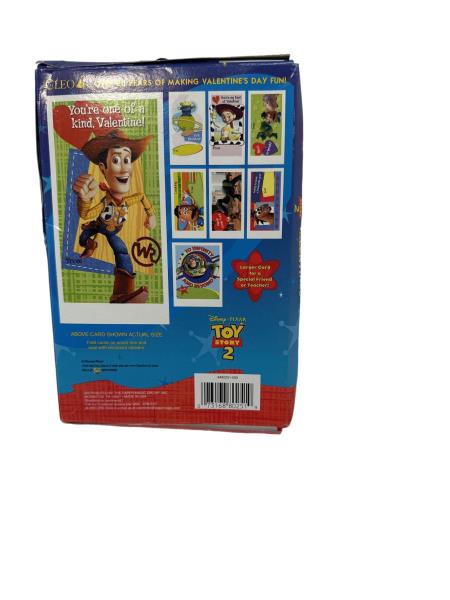 Disney Pixar Toy Story 2 Valentine's Day Cards with Stickers - 32 Fold & Seal Cards