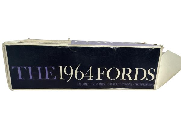 Ford Motor Company 1964 Promotional Box with Blue Toy Car - Built for Total Performance