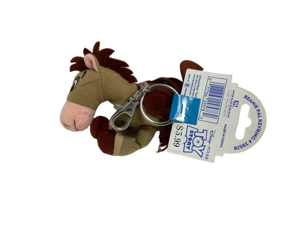 Disney Pixar Toy Story 2 Beanie Pal Horse Keyring - Key Chain Monogram International