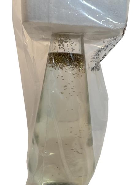 LAVA® The Original Metallic Gold Lava Lamp with Rainbow Glitter - 14.5 inch, Unopened Box