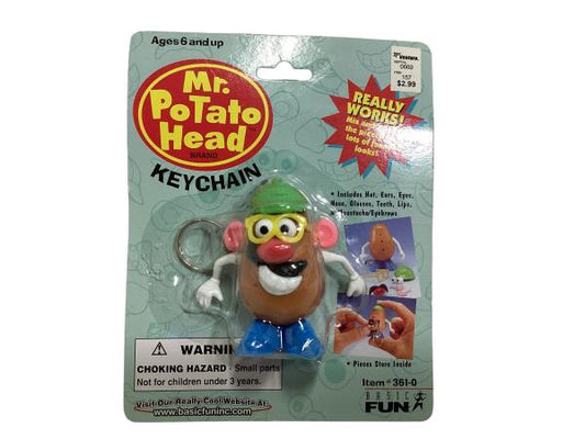 Basic Fun Mr. Potato Head Keychain - Ages 6 and Up - Includes Accessories - 1997 Edition