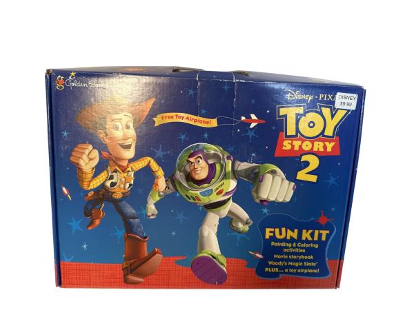 Golden Books Disney · Pixar Toy Story 2 Fun Kit: Painting & Coloring Activities, Movie Storybook, Woody's Magic Slate, and Free Toy Airplane!