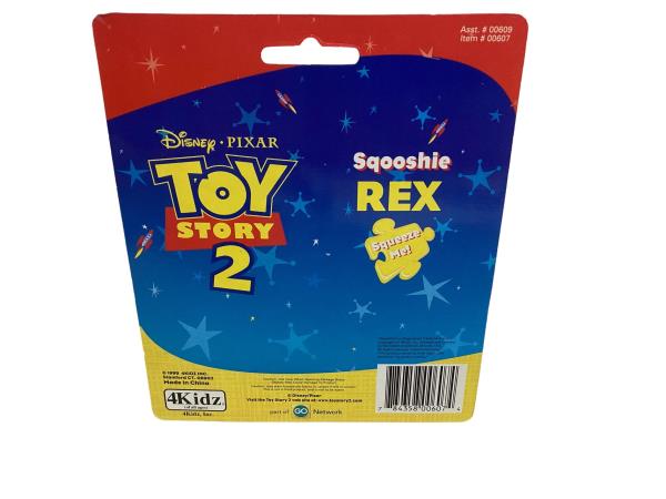 Disney Pixar Toy Story 2 Sqooshie Rex – Squeeze Me! – Ages 3 and Up – 4Kidz Inc.