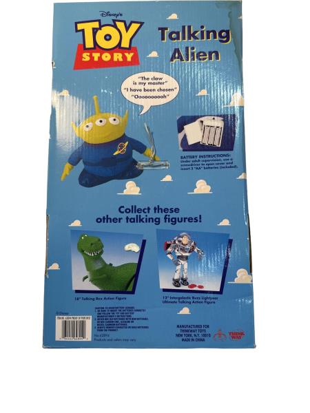 Disney's Toy Story Talking Alien Action Figure by Thinkway Toys - Battery Operated with Voice Sounds