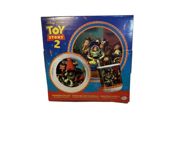 Disney-Pixar Toy Story 3-Piece Dinnerware Set - Plate, Bowl, and Tumbler