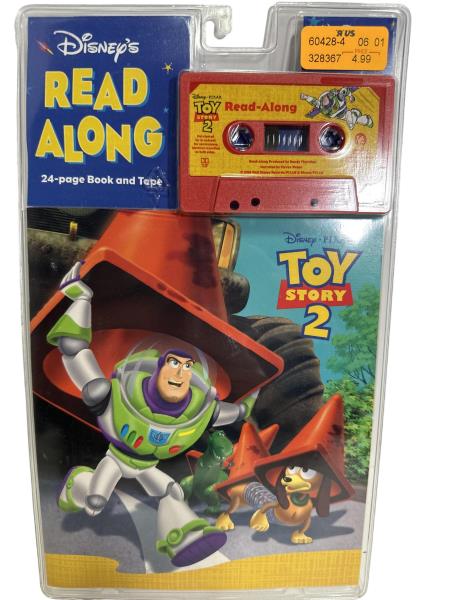 Disney - PIXAR Toy Story 2 24-Page Read-Along Book and Cassette Tape Set Narrated by Steven Weber