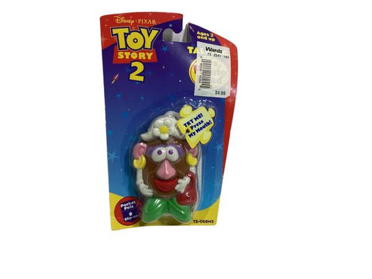 Disney Pixar Toy Story 2 Talking Pocket Pals Clip-On - Mr. Potato Head, Mrs. Potato Head, and Mr. Mike