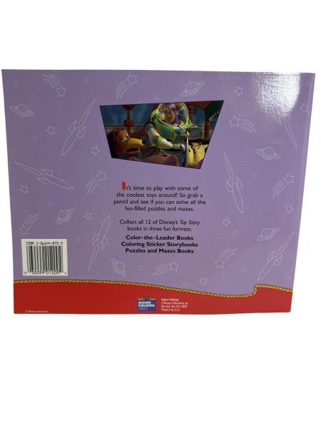 Disney Toy Story Laser Toy-rific Puzzles and Mazes Book - Modern Publishing