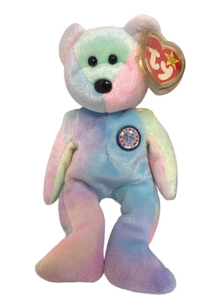 Ty Beanie Babies Set: The End, Birthday Bear, and Y2K Year 2000 Bear - Vintage Collection