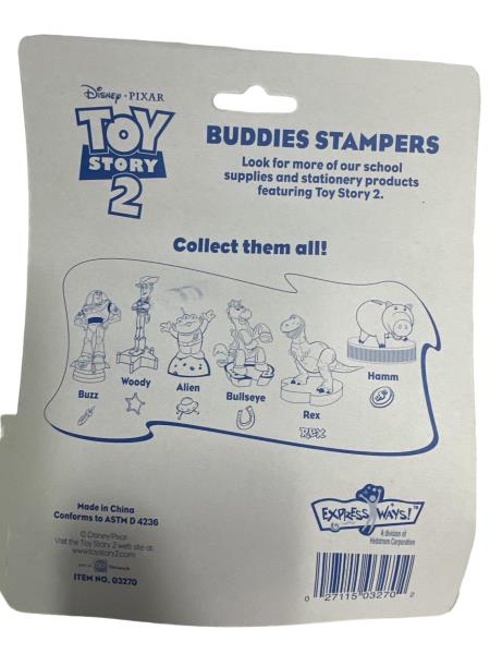 Disney Pixar Toy Story 2 Buddies Stampers - Collectible Rubber Stamps Set