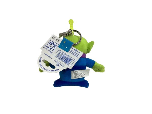 Disney Pixar Toy Story Alien Beanie Pal Keyring - Green Alien Keychain