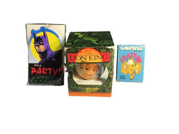 Disney's The Lion King Card Game Featuring Garfield and Batman