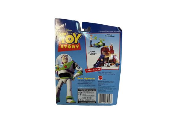 Disney Toy Story Buzz Lightyear Action Figure by Mattel - Poseable with Rocket Accessory