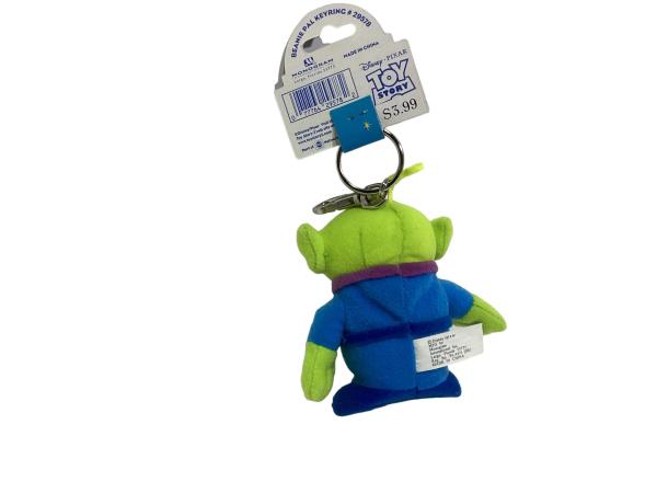 Disney Pixar Toy Story Beanie Pal Keyring - Green Alien Character from Toy Story 2