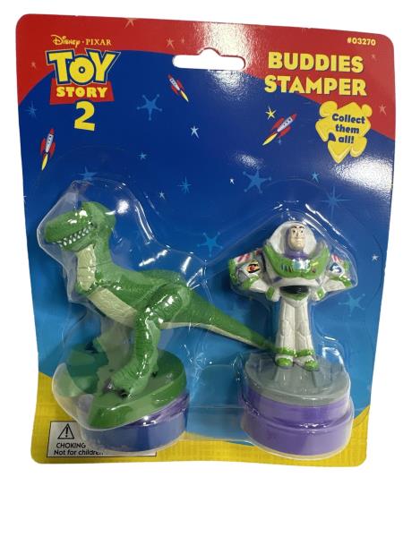 Disney Pixar Toy Story 2 Buddies Stampers - Collectible Rubber Stamps Set